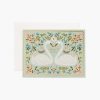 Cards & Occasions RIFLE PAPER Co. Love & Friendship | Always & Forever Swans Wedding Greeting Card|Always & Forever Swans Wedding Greeting Card