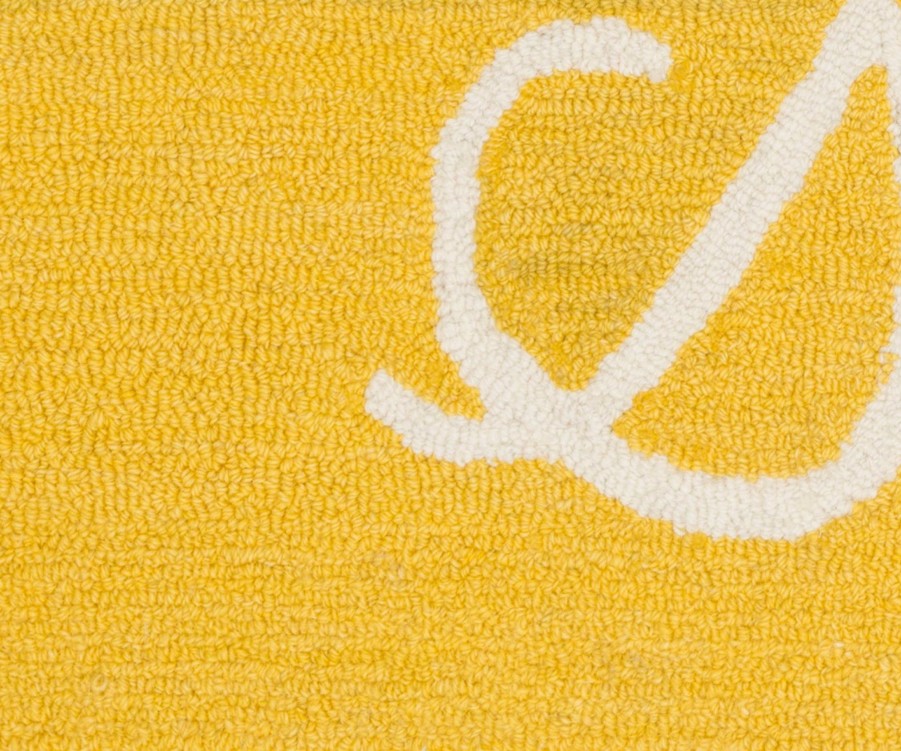 Home RIFLE PAPER Co. Scatter | Minnie Hello Sunshine Yellow Wool-Hooked Rug|Minnie Hello Sunshine Yellow Wool-Hooked Rug