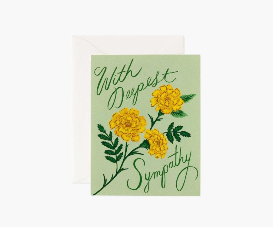 Cards & Occasions RIFLE PAPER Co. Sympathy | Marigold Sympathy|Marigold Sympathy