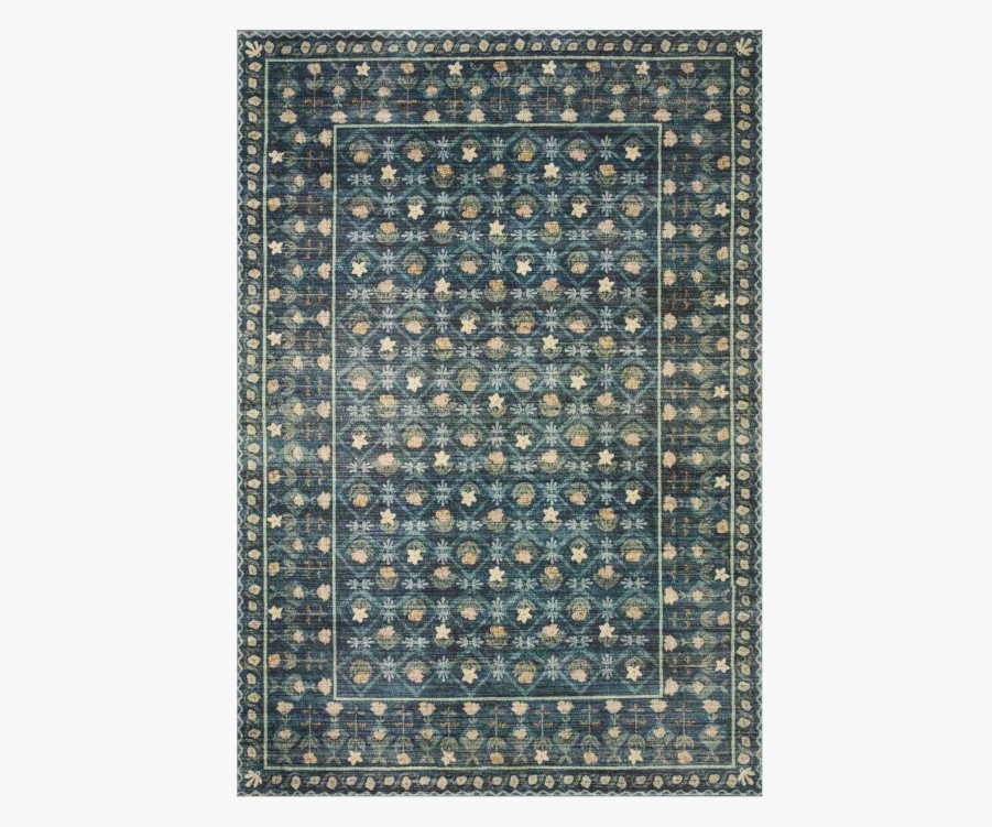 Home RIFLE PAPER Co. Statement | Eden Lattice Printed Rug|Eden Lattice Ivory Power-Loomed Rug 2.3X3.9