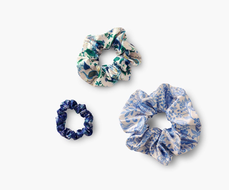 Accessories & Apparel RIFLE PAPER Co. Scrunchies | Scrunchie Set| Silky Scrunchie Set