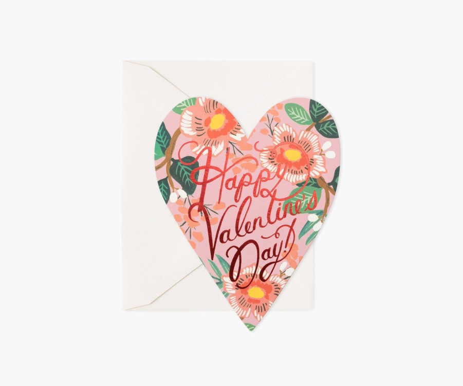 Cards & Occasions RIFLE PAPER Co. Love & Friendship | Heart Blossom Valentine |Heart Blossom Valentine