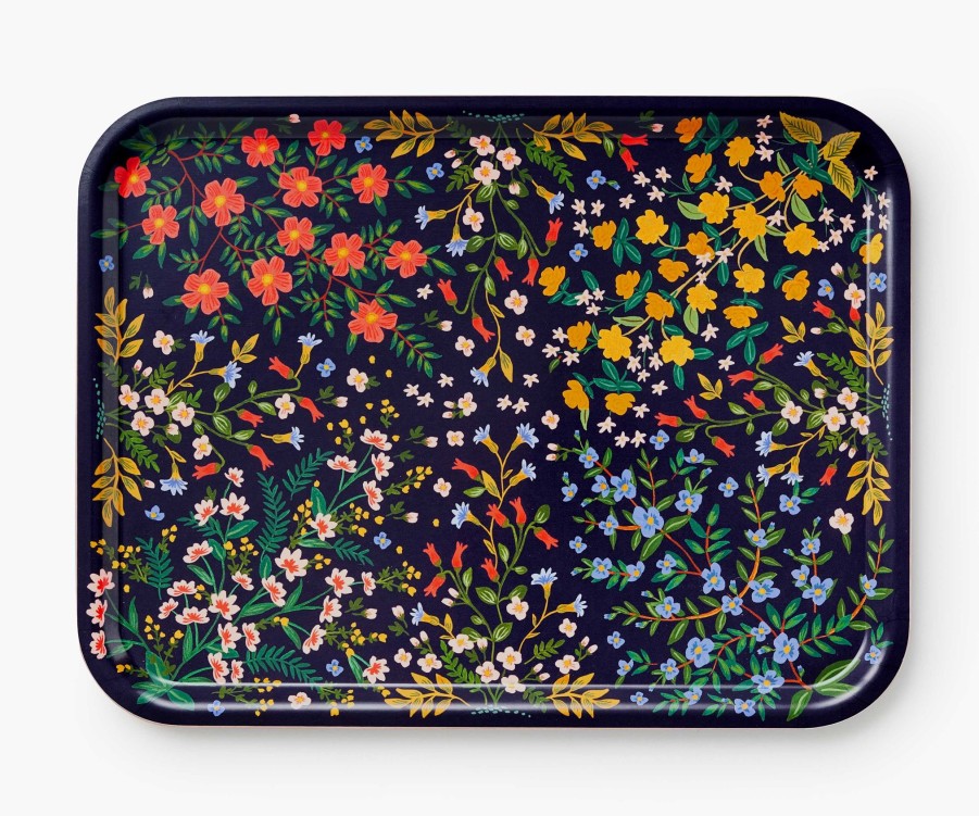 Home RIFLE PAPER Co. Serving Trays | Large Rectangle Serving Tray| Large Rectangle Serving Tray