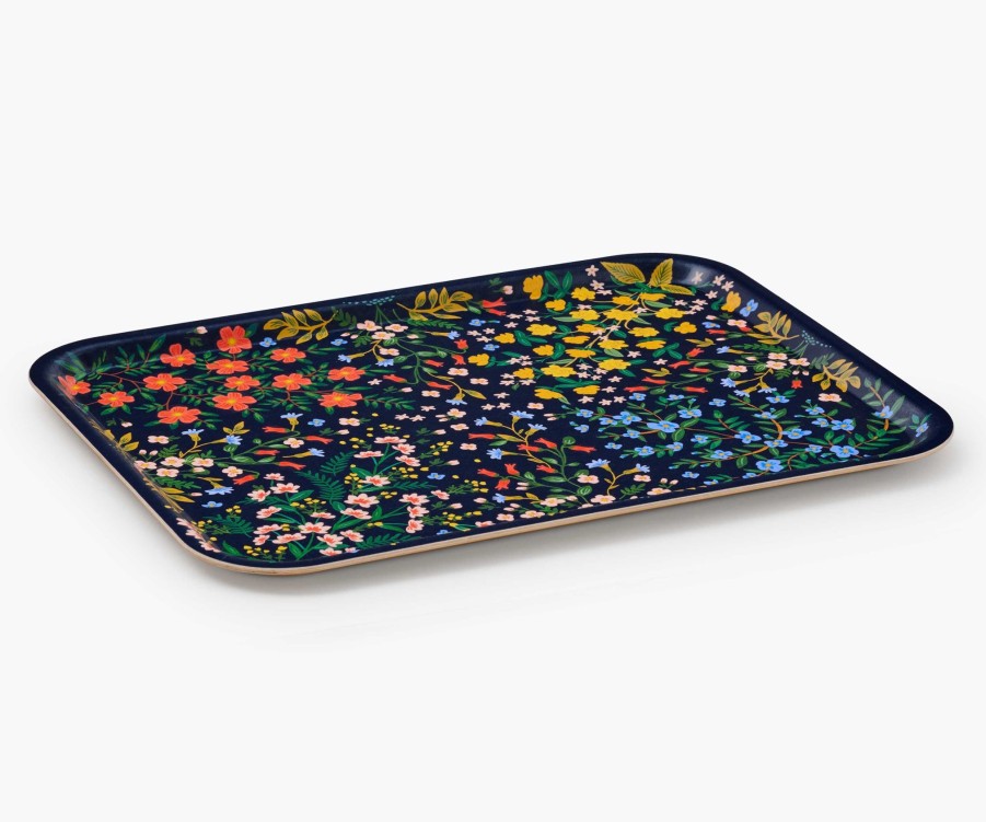 Home RIFLE PAPER Co. Serving Trays | Large Rectangle Serving Tray| Large Rectangle Serving Tray