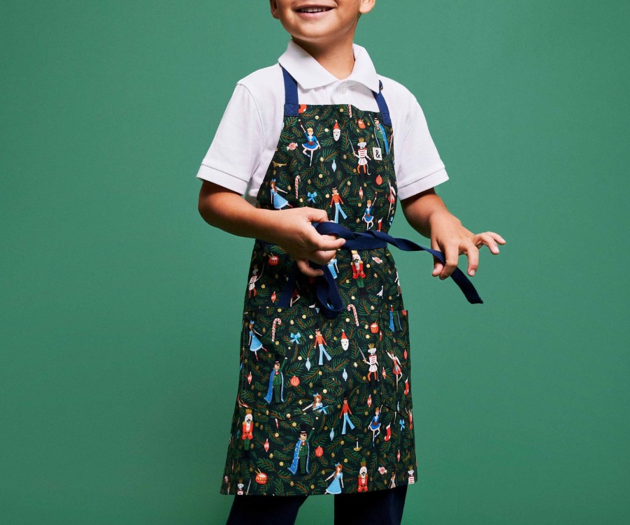 Home RIFLE PAPER Co. Aprons | Holiday Kid'S Apron| Kid'S Apron