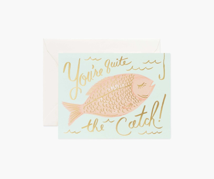 Cards & Occasions RIFLE PAPER Co. Love & Friendship | You'Re A Catch|You'Re A Catch