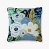 Home RIFLE PAPER Co. Floral | Garden Party Hooked Pillow|Garden Party Cream Hooked Pillow