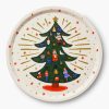 Home RIFLE PAPER Co. Serving Trays | Holiday Round Serving Tray| Round Serving Tray